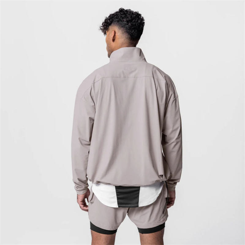 1/4 Zip Running Workout Tracksuit Set Manufacturer | Custom Logo Gym Active Clothing Tracksuit Supplier - 图片 3