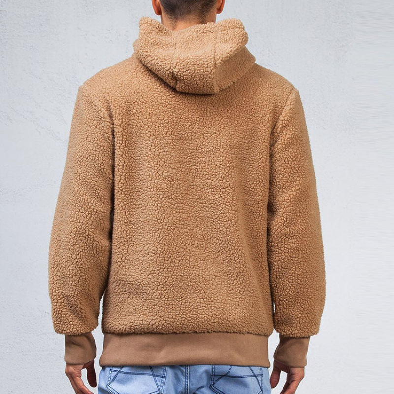 Mens Sherpa Fleece Hoodies Manufacturer | Cotton Clothing Men Cotton Sherpa Hoodies Manufacturer - 图片 2