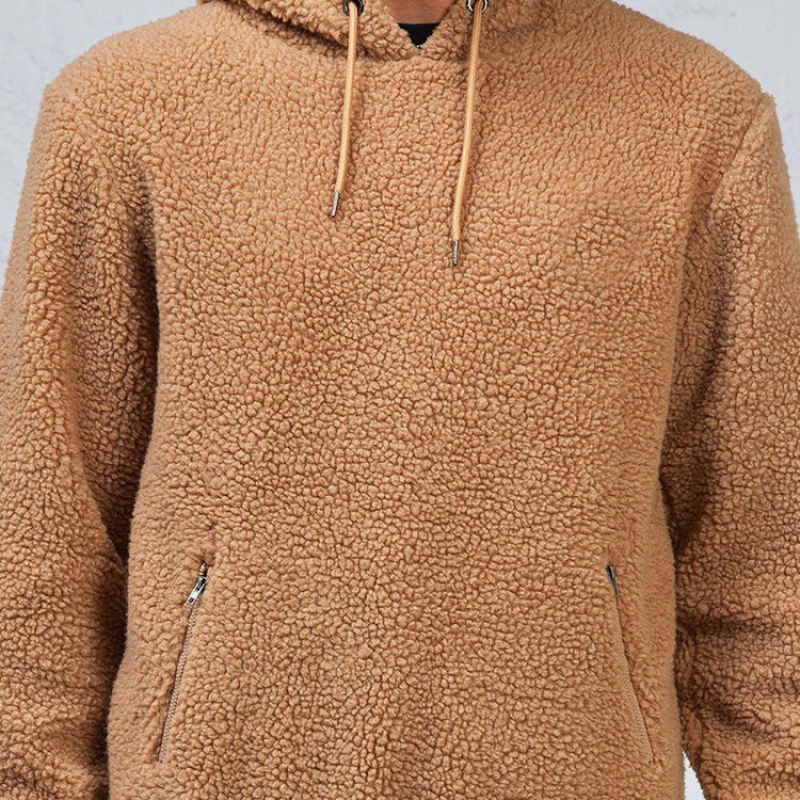 Mens Sherpa Fleece Hoodies Manufacturer | Cotton Clothing Men Cotton Sherpa Hoodies Manufacturer - 图片 3