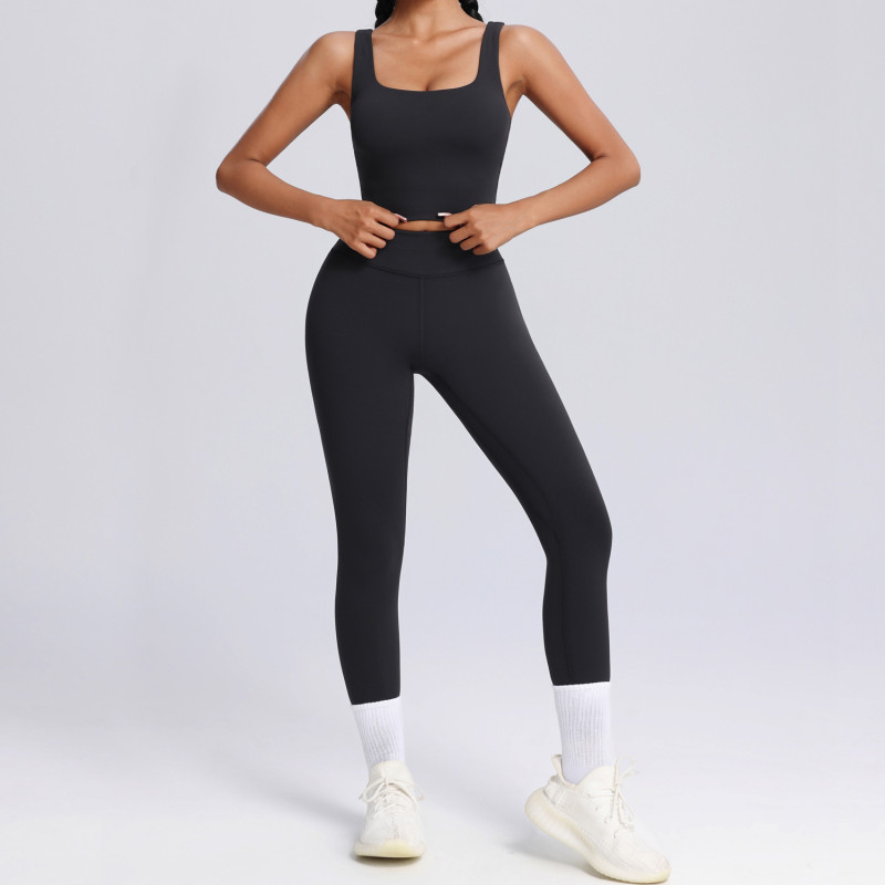 Custom Lycra Spandex Sports Bra And Leggings Manufacturer | 2 Piece Yoga Sets For Women suppliers - 图片 3