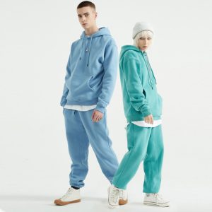100% Cotton Fleece Jogger Tracksuit Manufacturer | Custom Logo 2 Piece Unisex Tracksuit Supplier