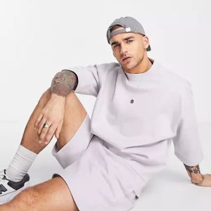 Heavy Weight Cotton Oversized T shirt Manufacturer | Custom 2 Piece Short Sets Sweatsuit Supplier