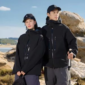Custom 3-Layer Hard Shell Windbreaker Manufacturer | Waterproof Sports Training Jacket Supplier