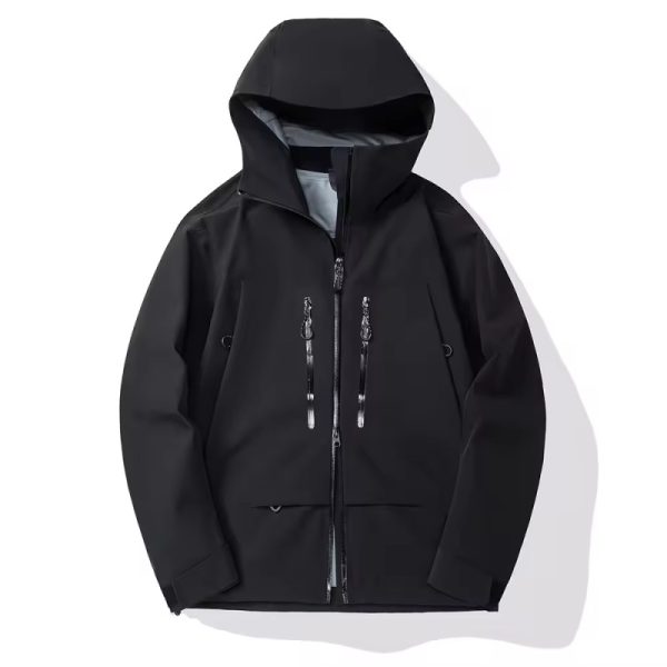 Custom 3-Layer Hard Shell Windbreaker Manufacturer | Waterproof Sports Training Jacket Supplier - 图片 2