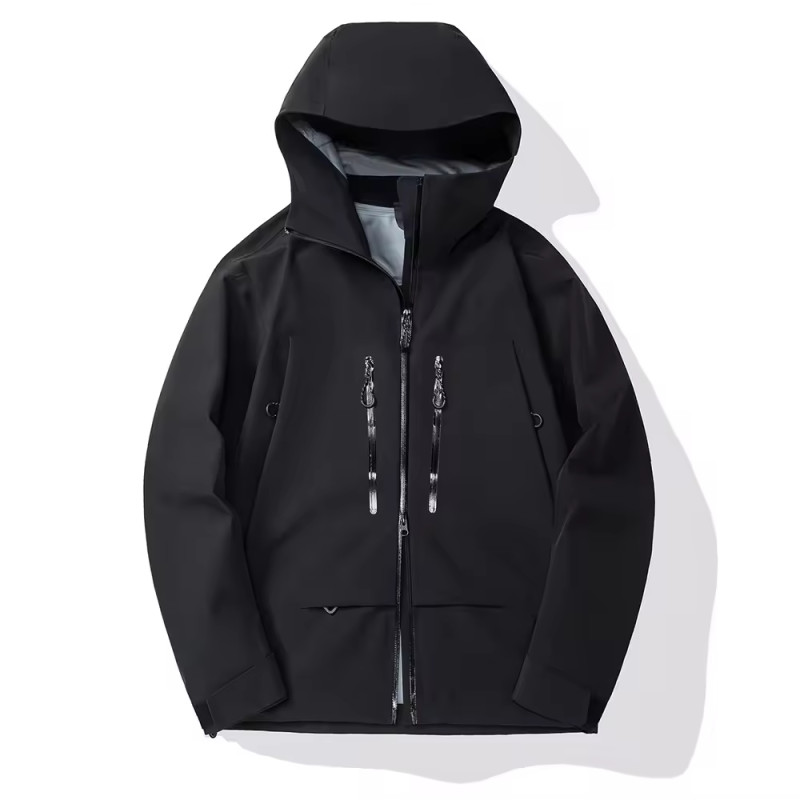 Custom 3-Layer Hard Shell Windbreaker Manufacturer | Waterproof Sports Training Jacket Supplier - 图片 2