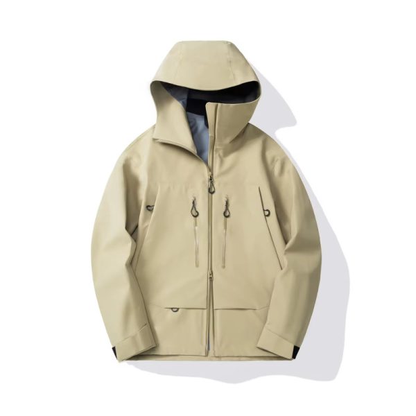 Custom 3-Layer Hard Shell Windbreaker Manufacturer | Waterproof Sports Training Jacket Supplier - 图片 3