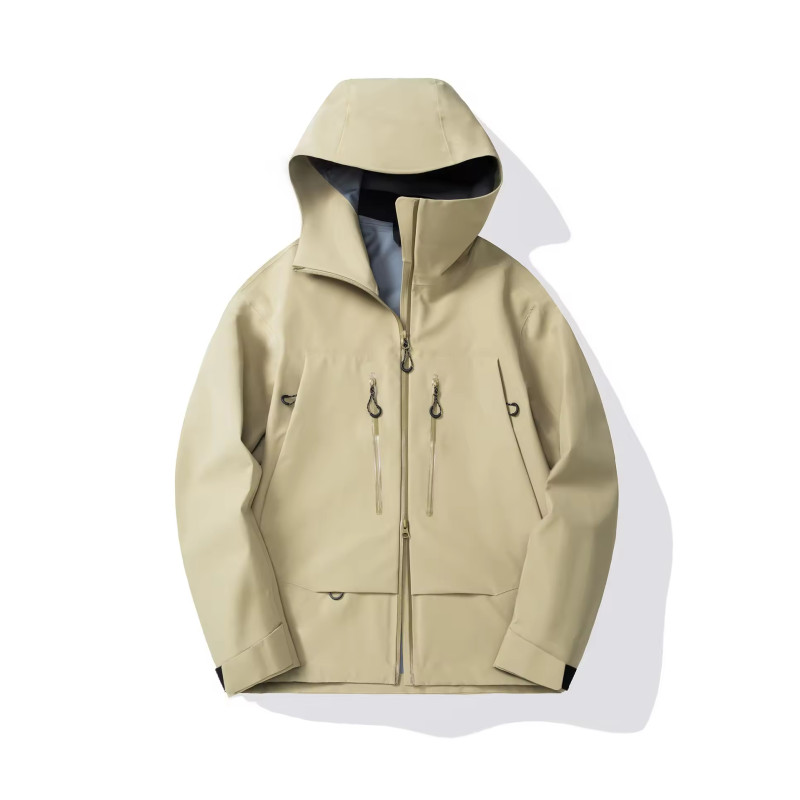 Custom 3-Layer Hard Shell Windbreaker Manufacturer | Waterproof Sports Training Jacket Supplier - 图片 3