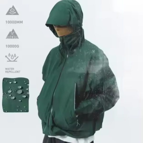 Custom Winter Ski Safari Windbreaker Manufacturer | Outdoor Hiking Anorak Jacket Supplier - 图片 2