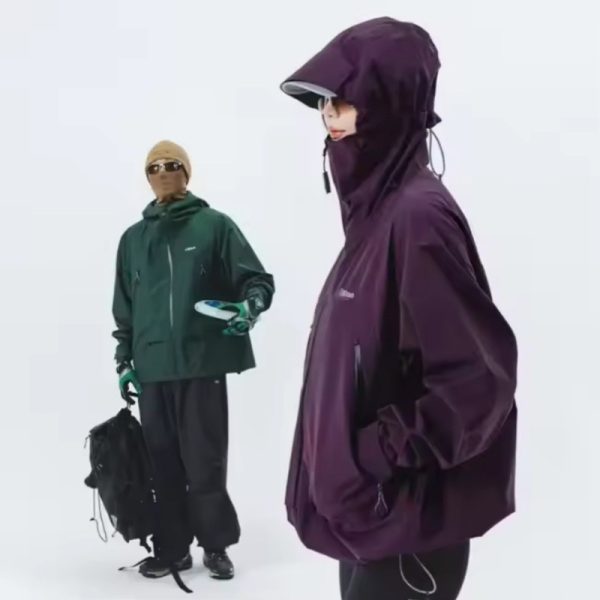 Custom Winter Ski Safari Windbreaker Manufacturer | Outdoor Hiking Anorak Jacket Supplier - 图片 4