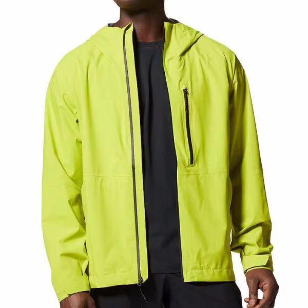 Outdoor Wear Coat Custom Rain Jacket Manufacturer | Man 2.5 Layer Jacket Supplier